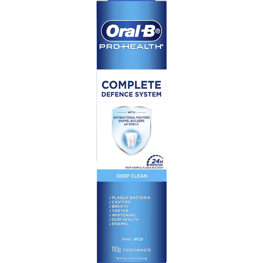 Oral B Pro Health Toothpaste Advanced Deep Clean 110g