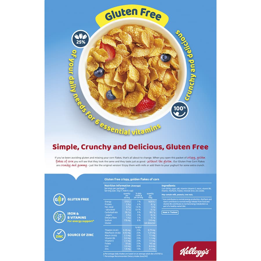 Kelloggs Cornflakes Gluten Free 270g