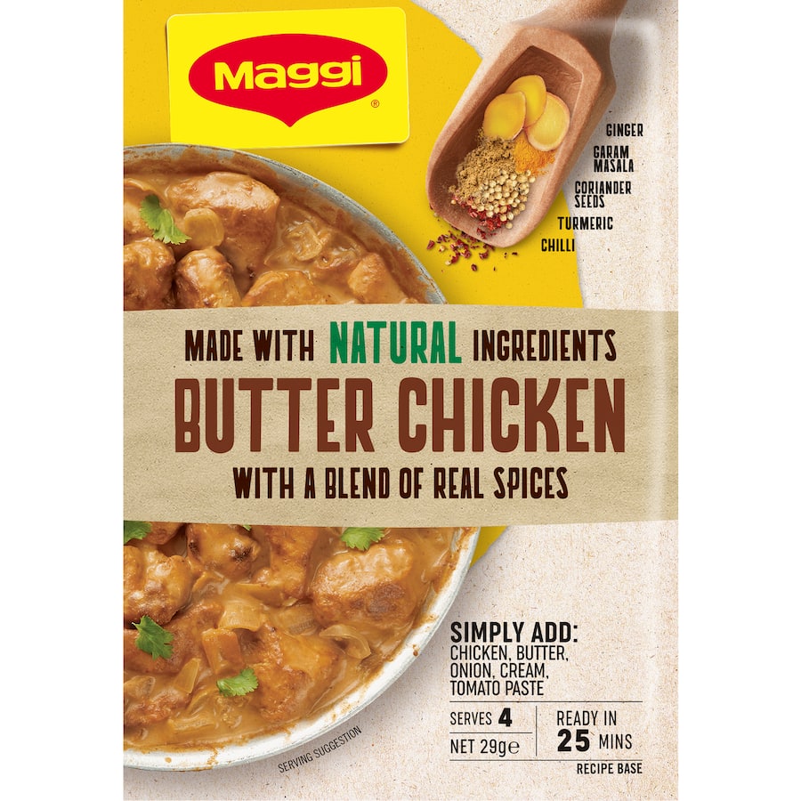 Maggi Recipe Base Butter Chicken Sachet 29g