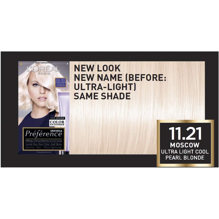 L'oreal Paris Preference Permanent Hair Colour Moscow 11.21 1pack