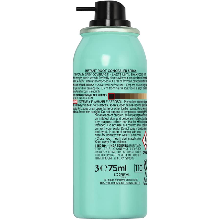 Loreal Magic Retouch Hair Colour 1 Black 75mL