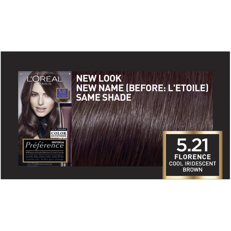 L'oreal Paris Preference Permanent Hair Colour Florence 5.21 1pack