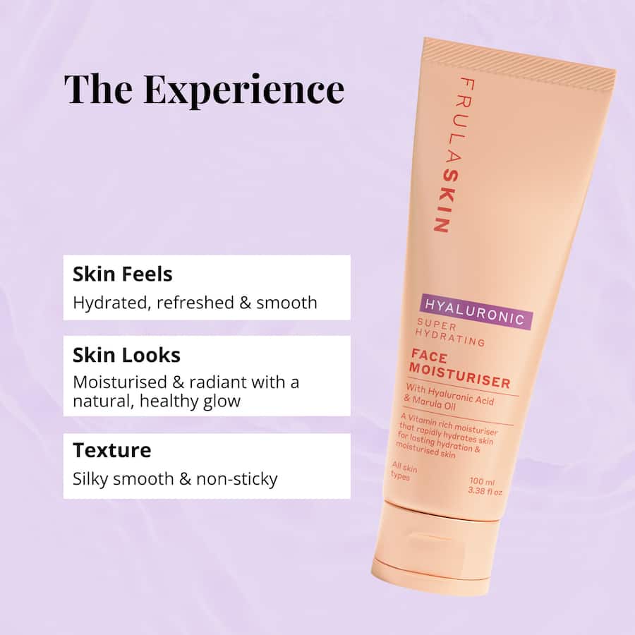 Frula Face Cream Cleanser Hyaluronic Hydrating 100mL