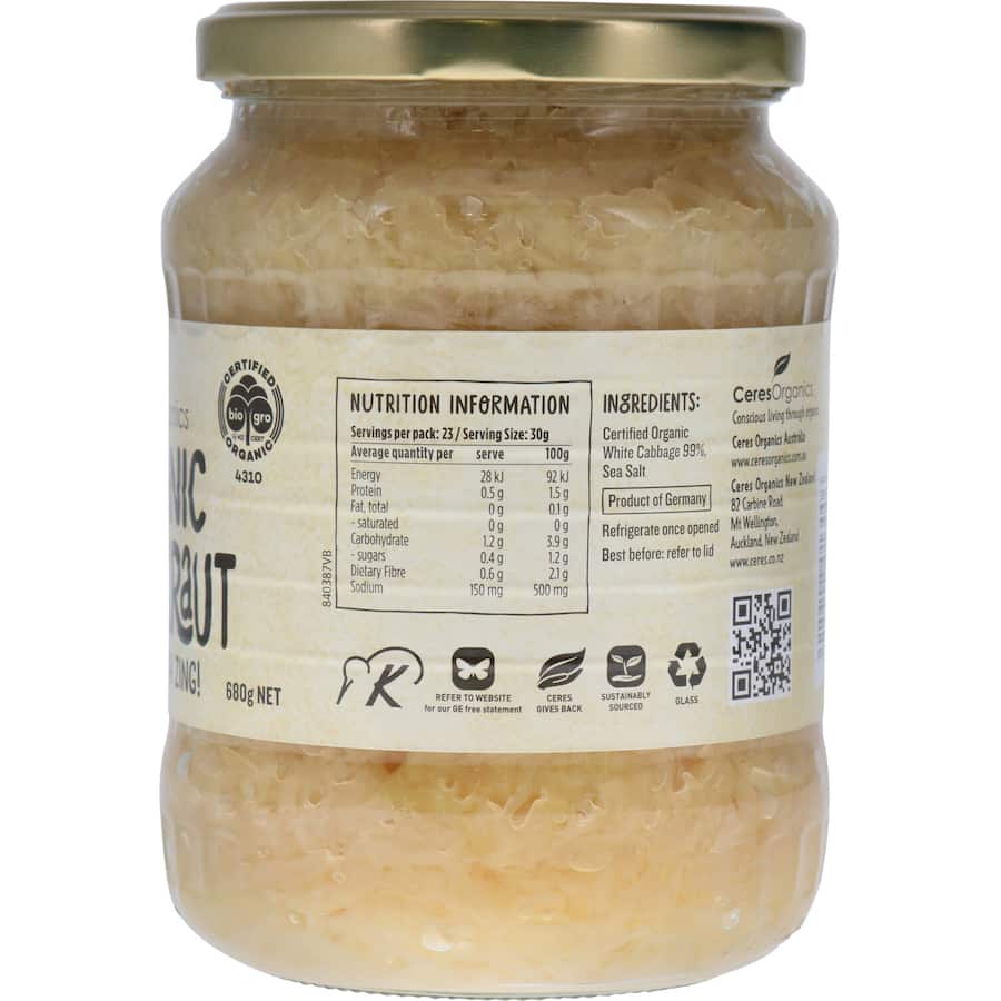 Ceres Organics Sauerkraut  680g