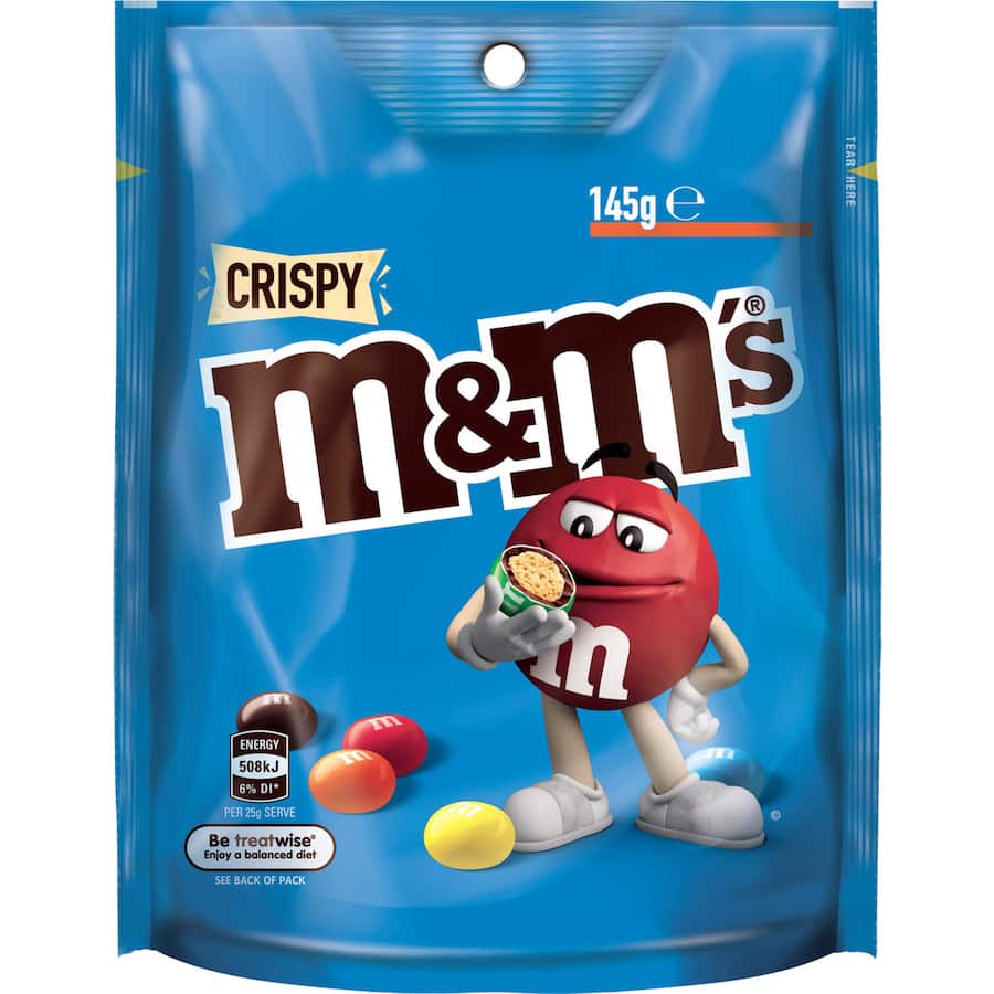 M&m's Chocolate Crispy Bag 145g