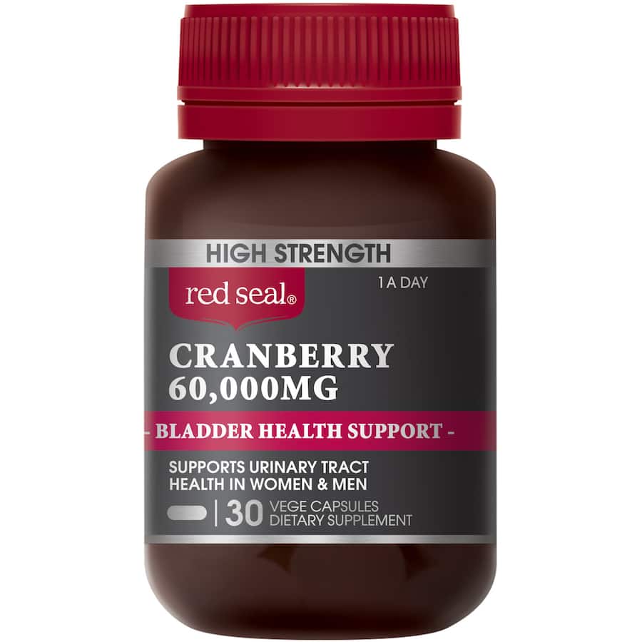 Red Seal High Strength Bladder Care Cranberry 60,000mg Capsules 30pack