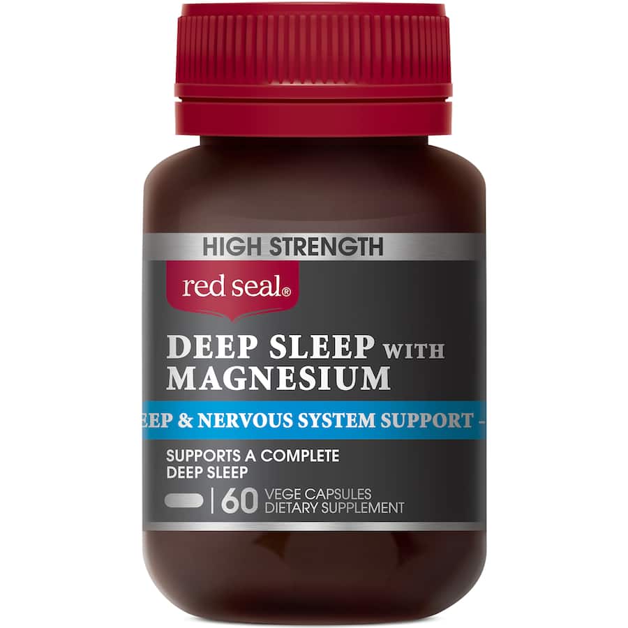 Red Seal High Strength Magnesium Deep Sleep Capsules 60pack