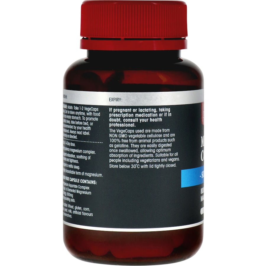 Red Seal High Strength Magnesium Deep Sleep Capsules 60pack