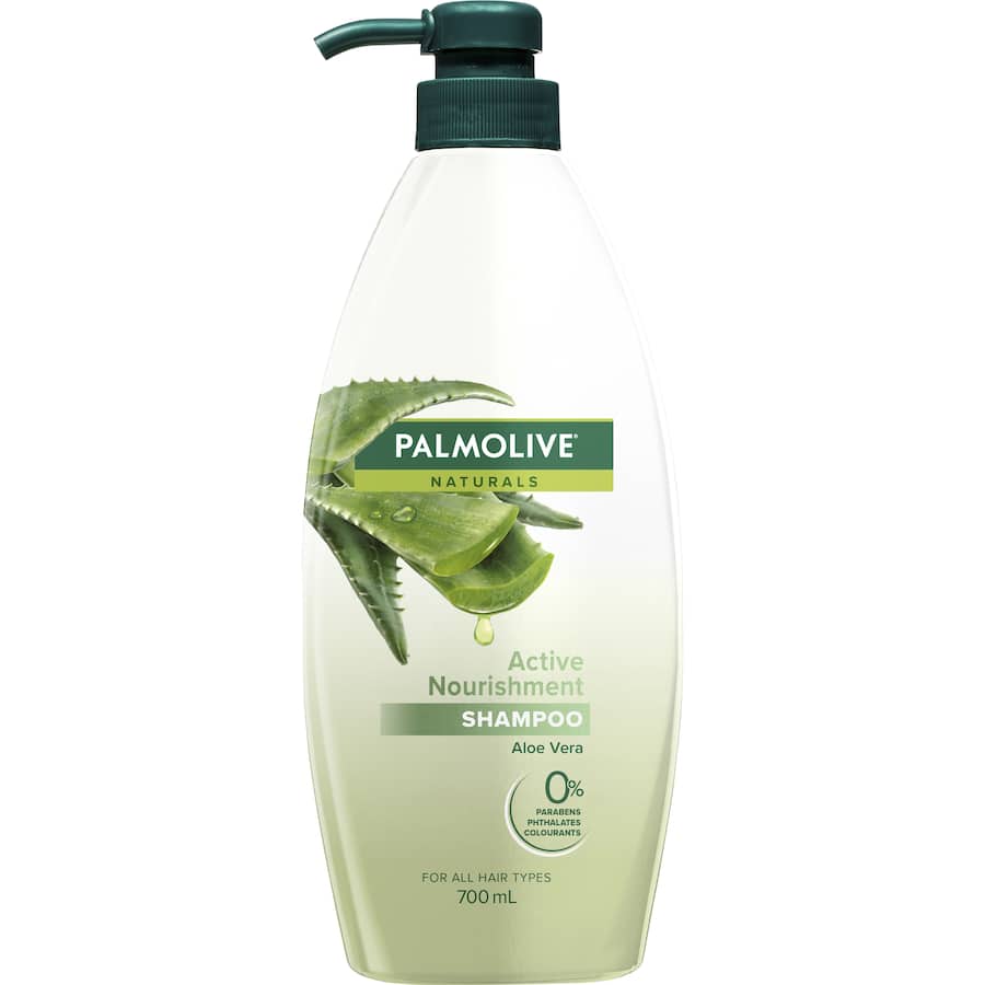 Palmolive Naturals Shampoo Active Nourishment Aloe Vera Pump 700mL