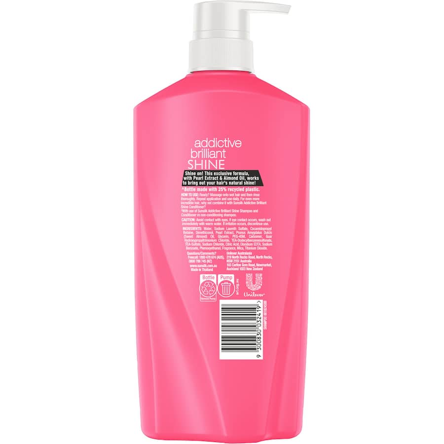 Sunsilk Shampoo Addictive Brilliant Shine Bottle 700mL