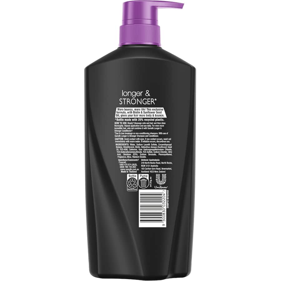 Sunsilk Shampoo Longer & Stronger Bottle 700mL