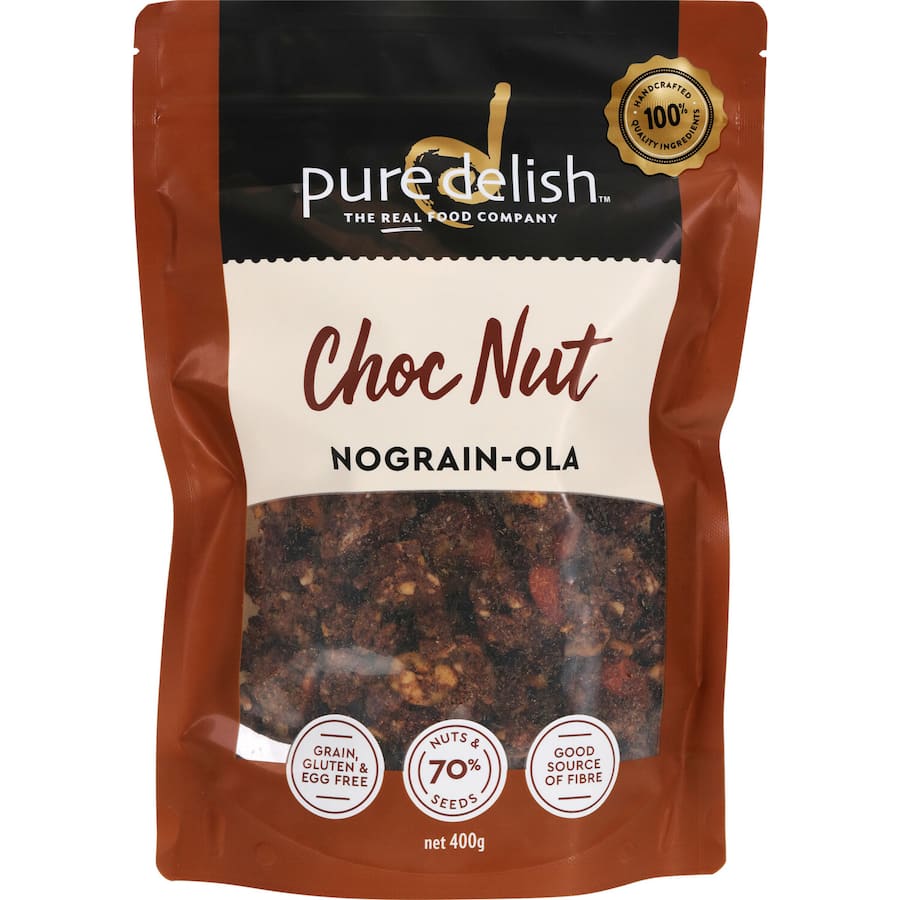 Pure Delish Muesli Choc Nut Nograin-ola Gf 400g