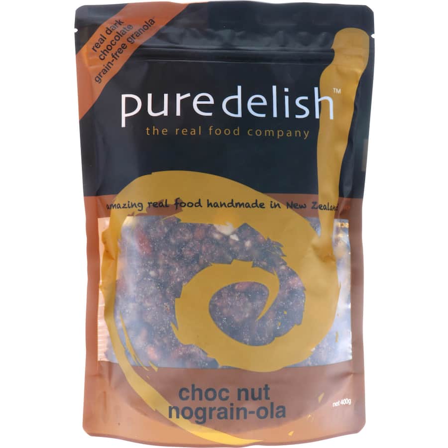 Pure Delish Muesli Choc Nut Nograin-ola Gf 400g