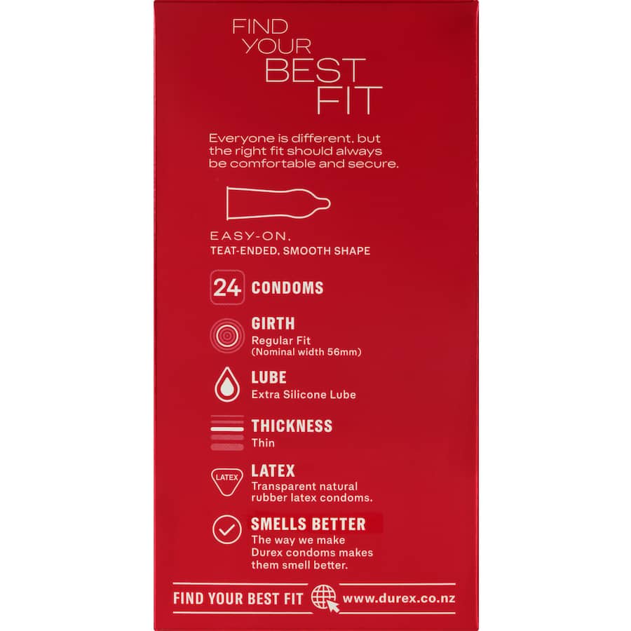 Durex Condoms Fetherlite Thin Feel 24pack