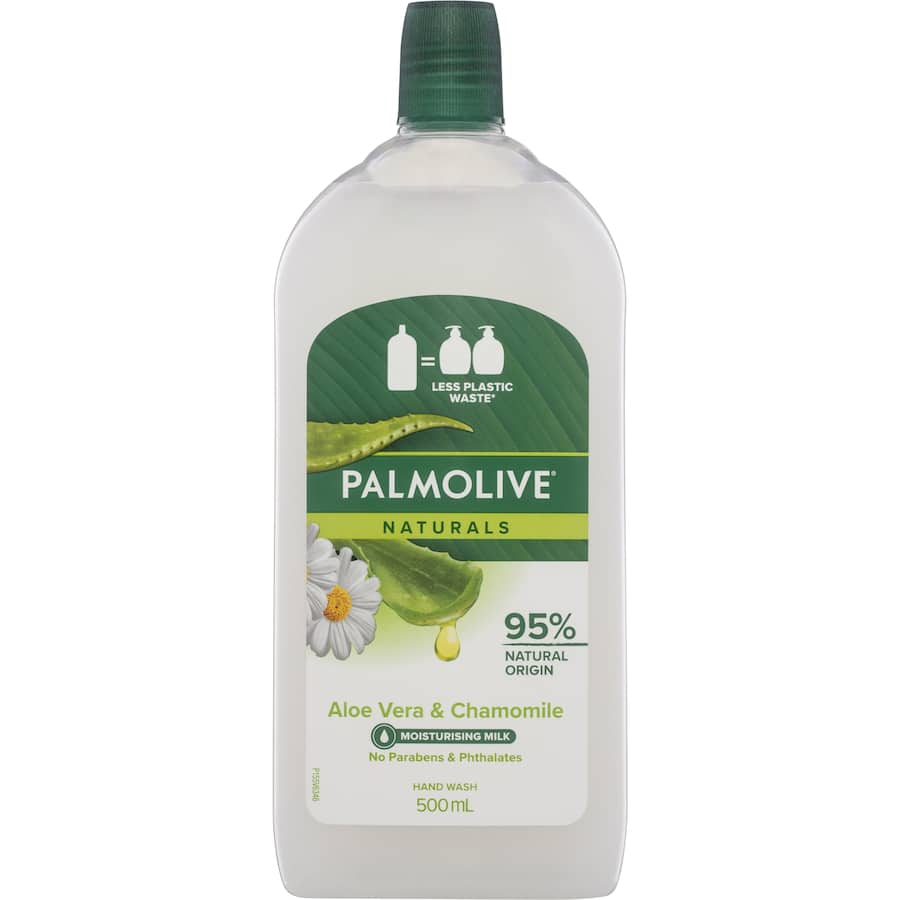 Palmolive Naturals Liquid Hand Wash Refill Aloe Vera & Chamomile Refill 500mL