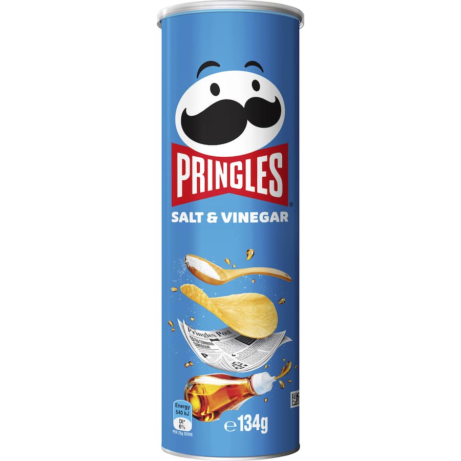 Pringles Chips Salt & Vinegar Tube 134g