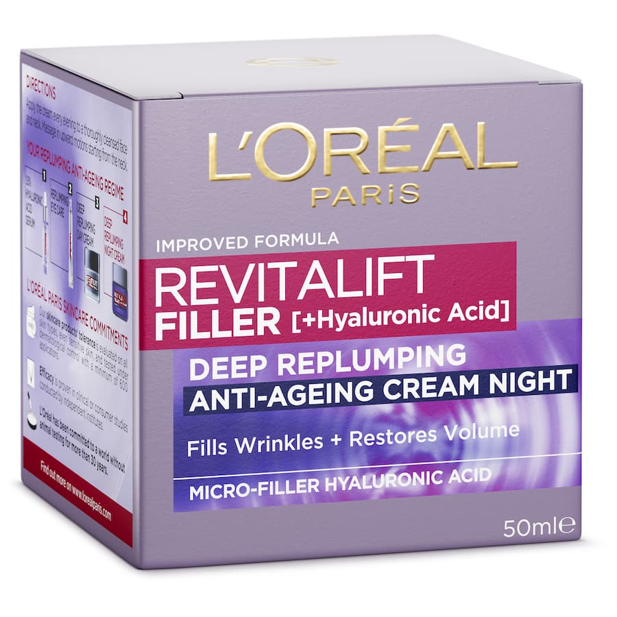L'oreal Paris Revitalift Night Cream Filler 50mL