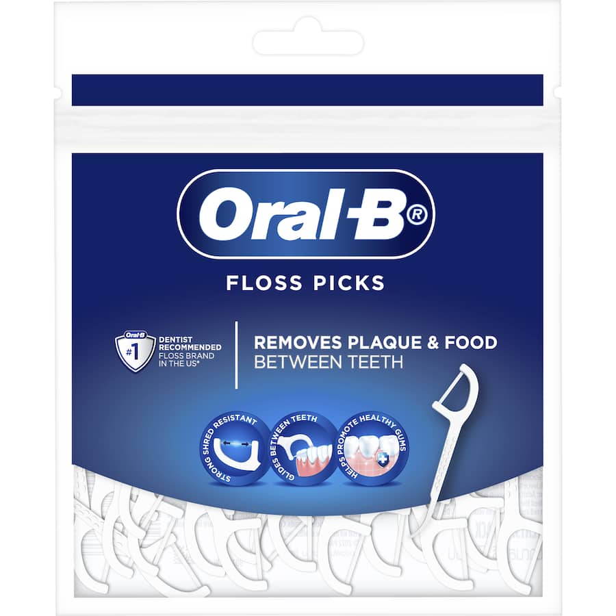 Oral B Dental Floss Picks 75ea