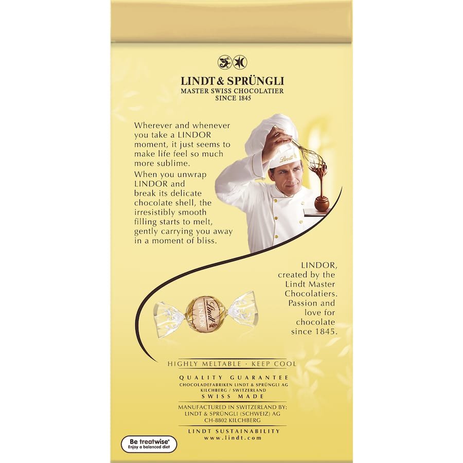 Lindt Lindor Chocolates Cheesecake Bag 123g