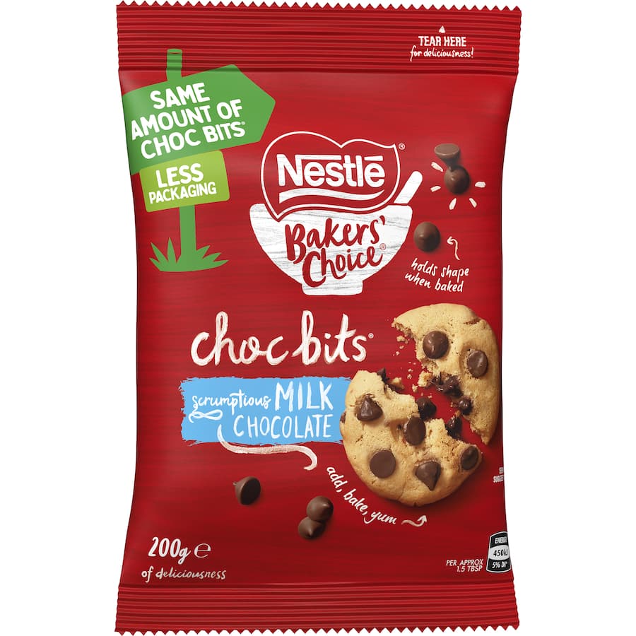 Nestlé Bakers' Choice Bits Milk Chocolate 200g