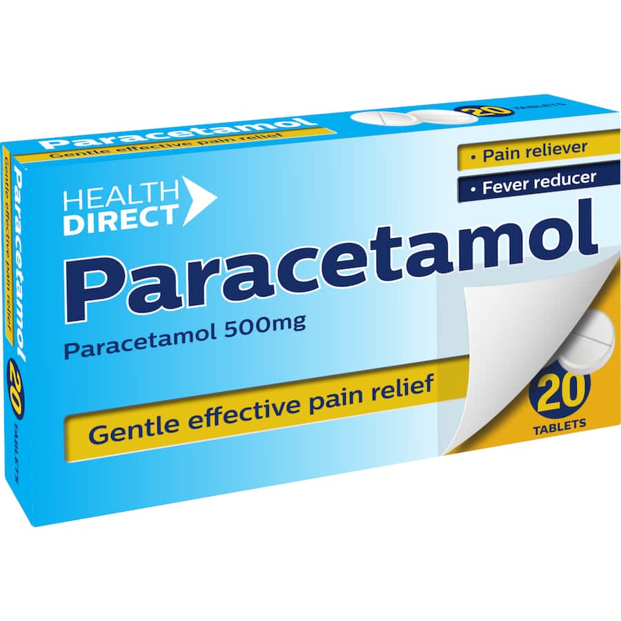 Health Direct Paracetamol 500mg Tablets 20ea