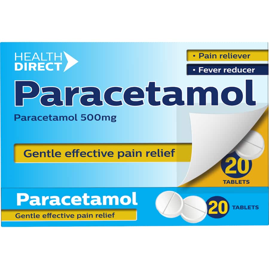 Health Direct Paracetamol 500mg Tablets 20ea
