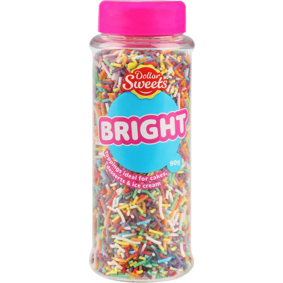 Dollar Sweets Bright Sprinkles 90g