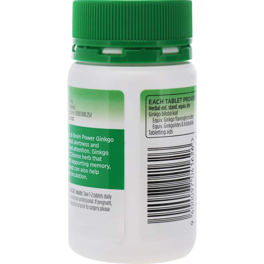 Healtheries Memory & Brain Power 4000mg With Ginko 30pack