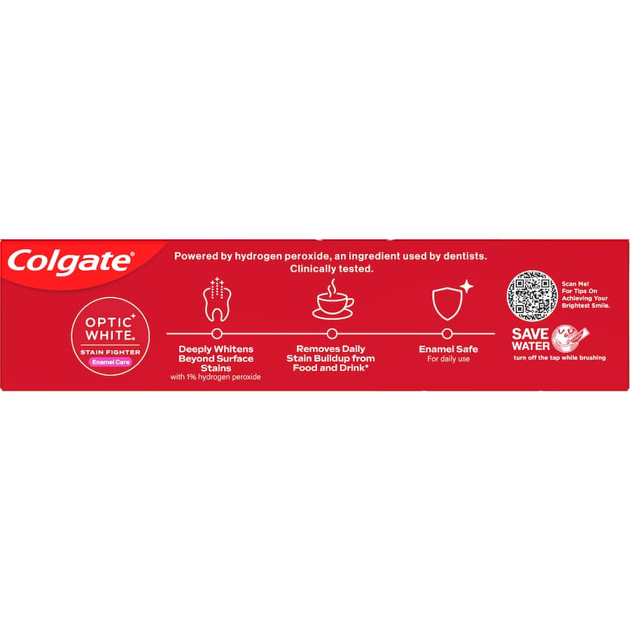 Colgate Optic White Toothpaste Stain Fighter Gentle Mint 100g
