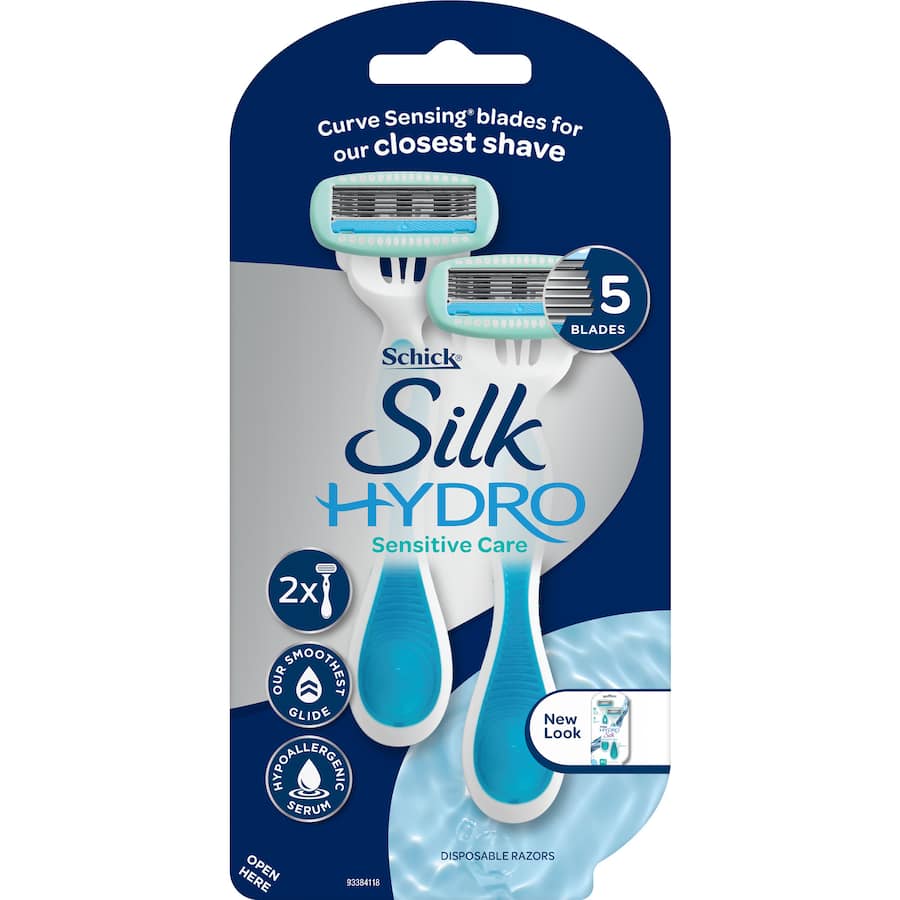 Schick Hydro Silk Disposable Razor 2pack