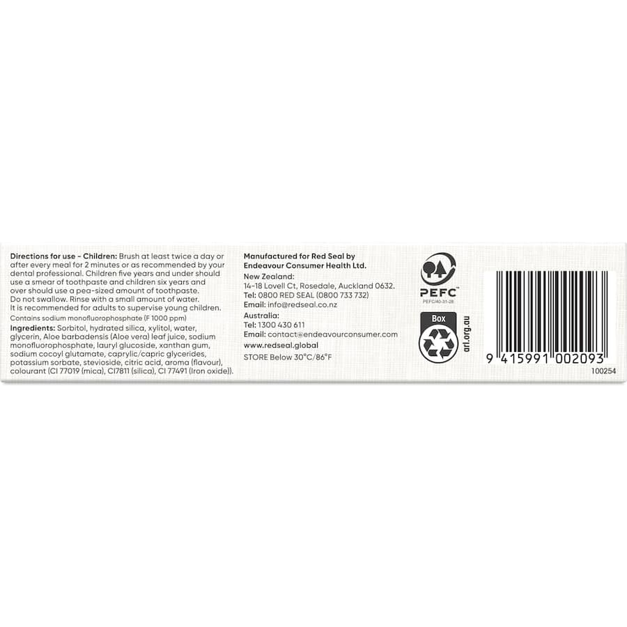 Red Seal Kids Toothpaste Berry Bublicious 70g