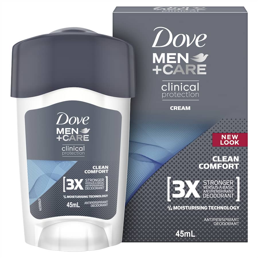 Dove Men + Care Antiperspirant Cream Clean Comfort 45mL