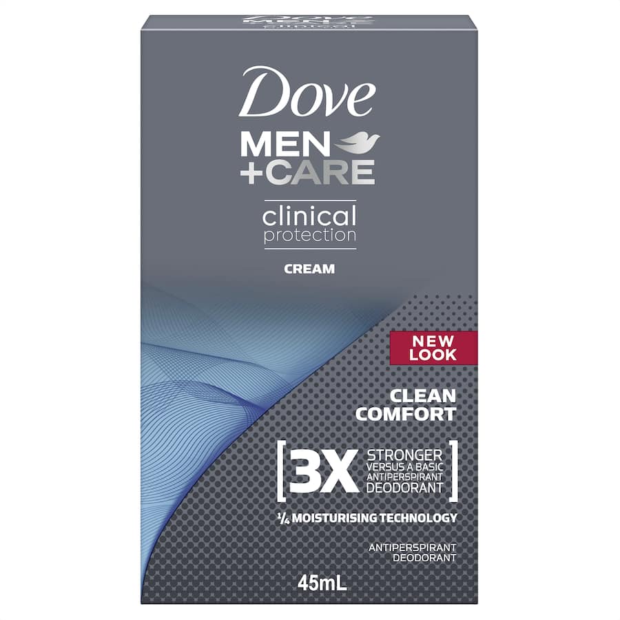 Dove Men + Care Antiperspirant Cream Clean Comfort 45mL