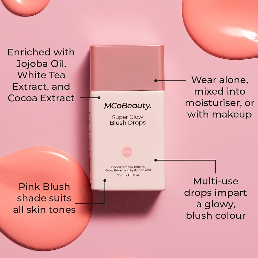 Mcobeauty Super Glow Blush Drops Blush Pink 30mL
