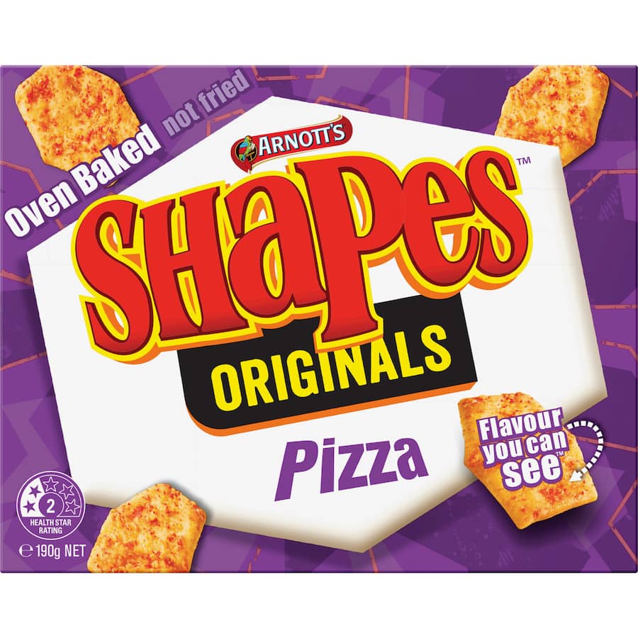 Arnotts Shapes Crackers Pizza Originals 190g