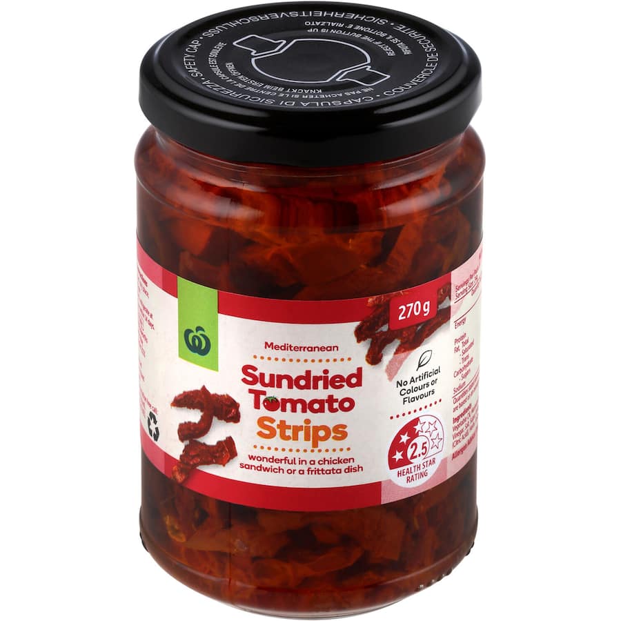 Woolworths Sundried Tomatoes Strips 270g