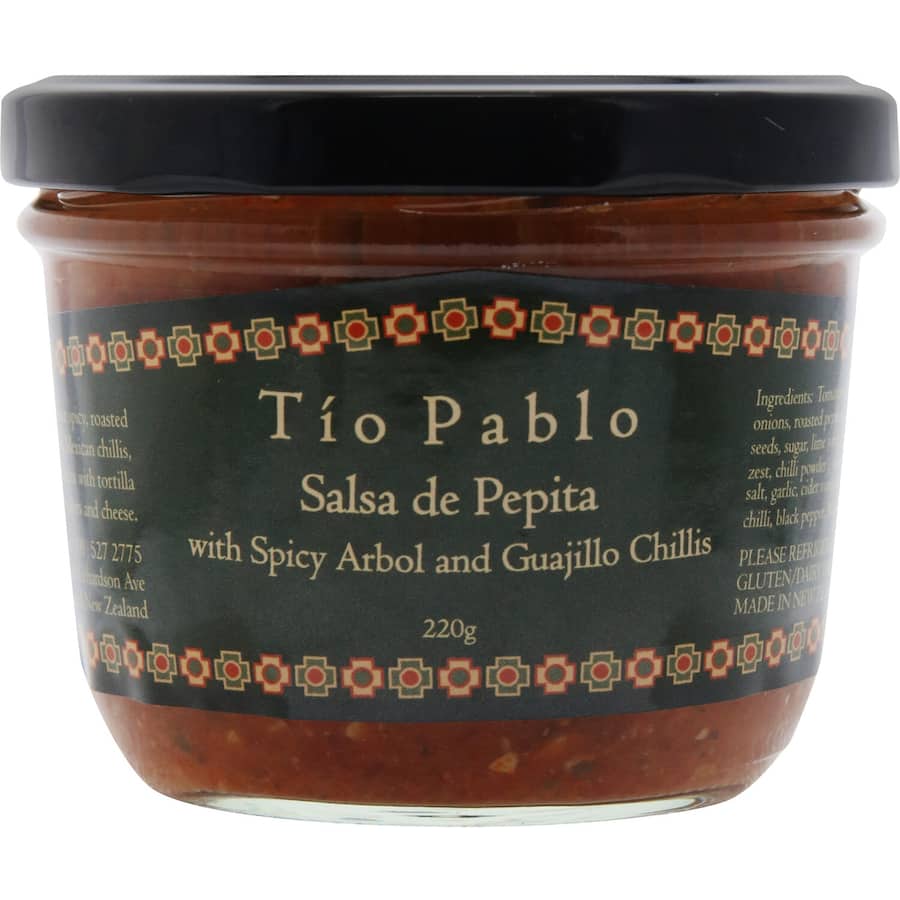 Tio Pablo Salsa De Pepita Jar 220g