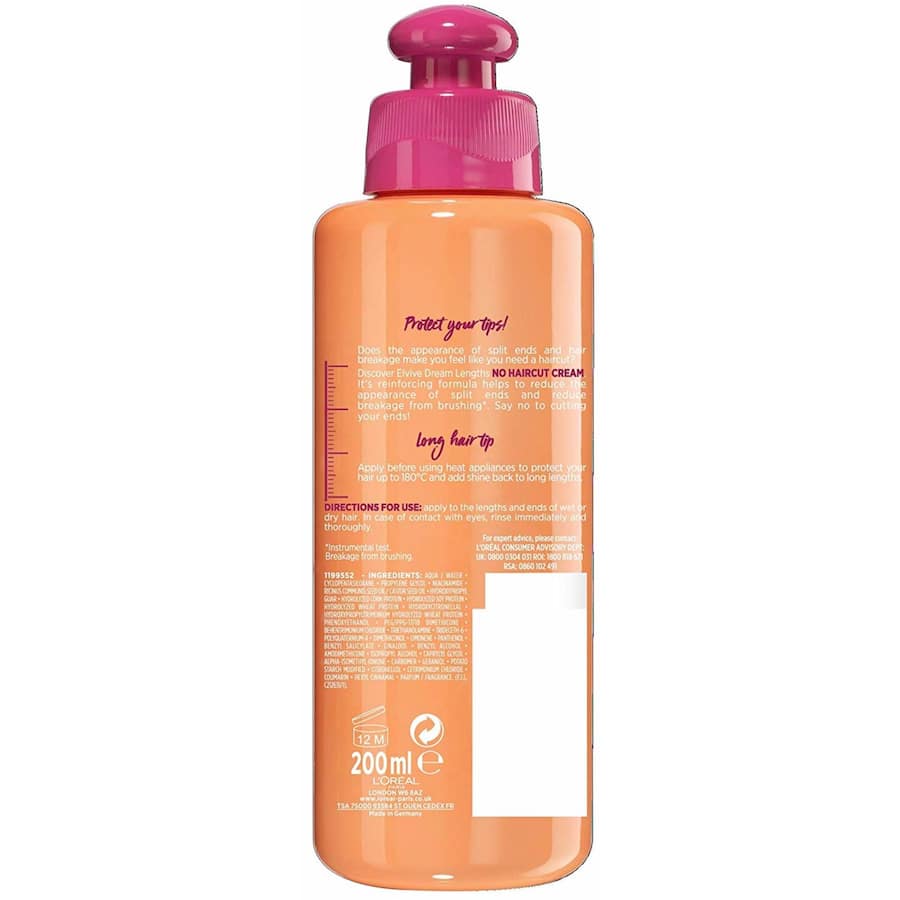 Loreal Paris Elvive Hair Treatment Dream Lengths No Haircut Cream 200mL