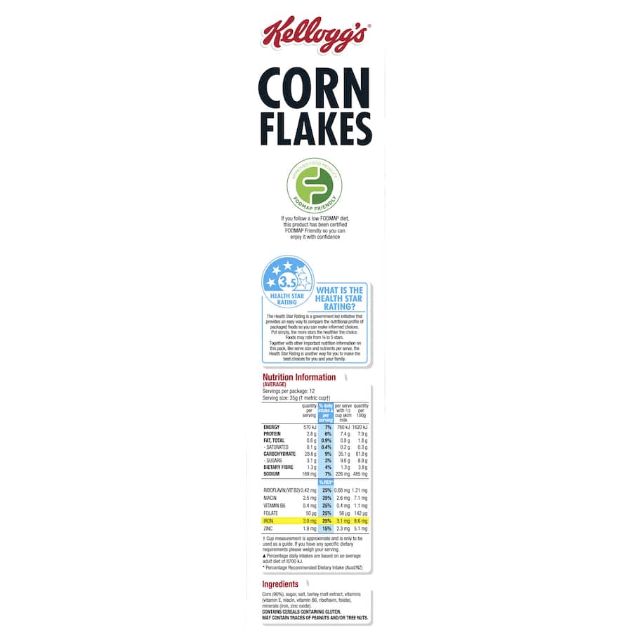 Kellogg's Cereal Cornflakes 450g