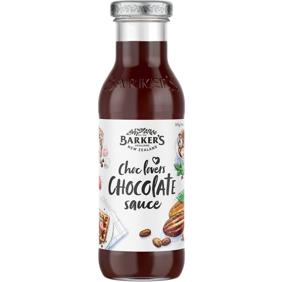Barkers Chocolate Topping Chocolate Lovers Sauce Bottle 365g