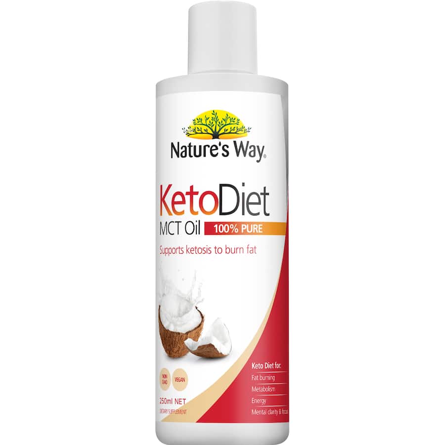 Natures Way Dietary Supplement Keto Diet Mct Oil 250mL