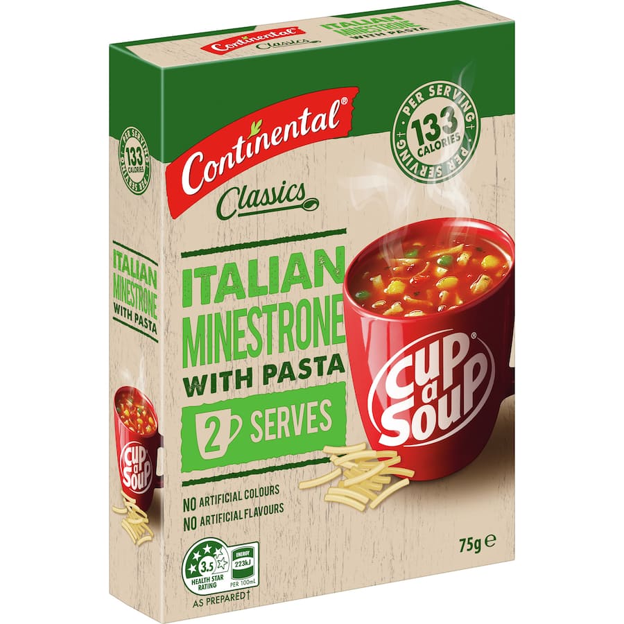Continental Classics Cup A Soup Italian Minestrone With Pasta 75g