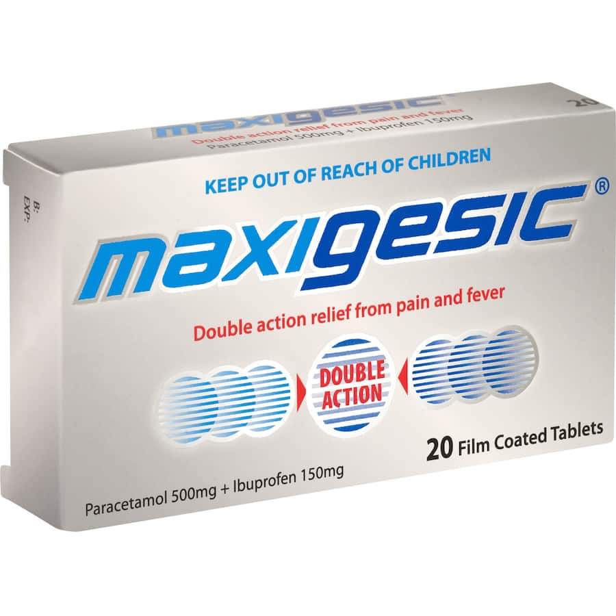 Maxigesic Paracetamol & Ibuprofen 20pack