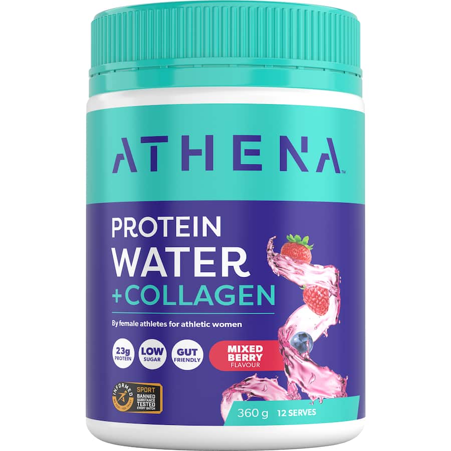 Athena Protein Water + Collagen Mixed Berry 360g