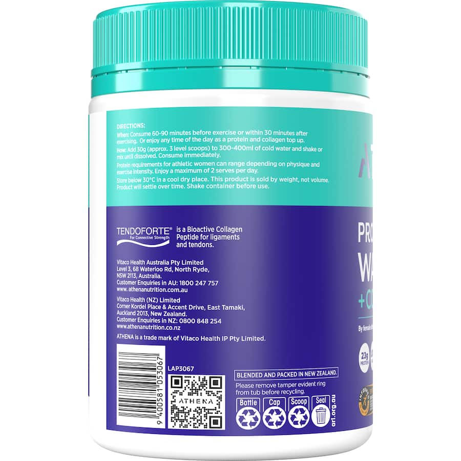 Athena Protein Water + Collagen Mixed Berry 360g