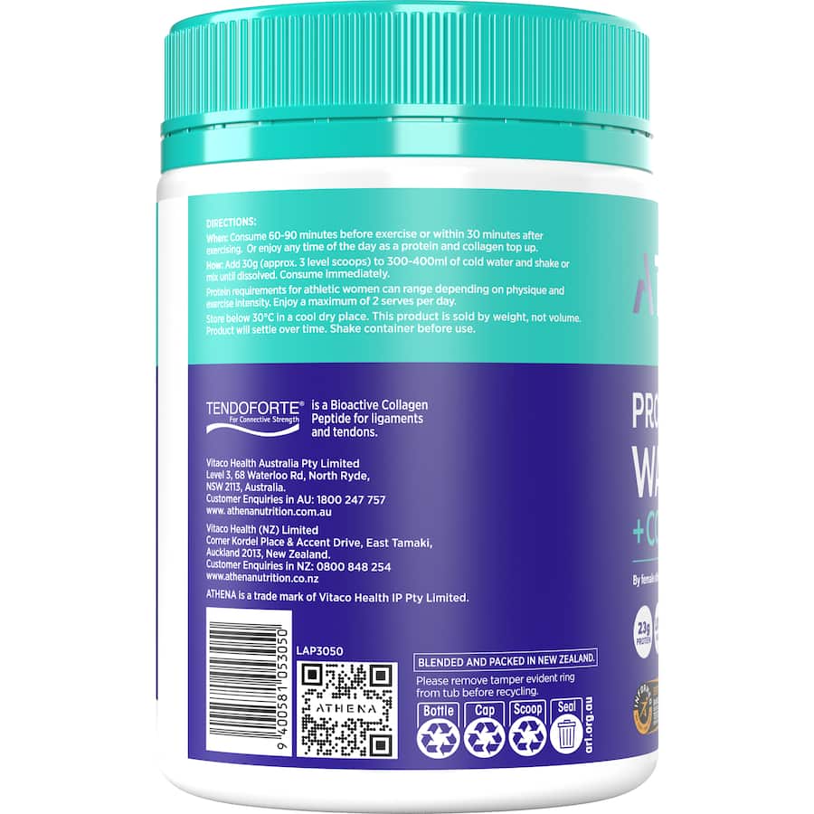 Athena Protein Water + Collagen Mango 360g