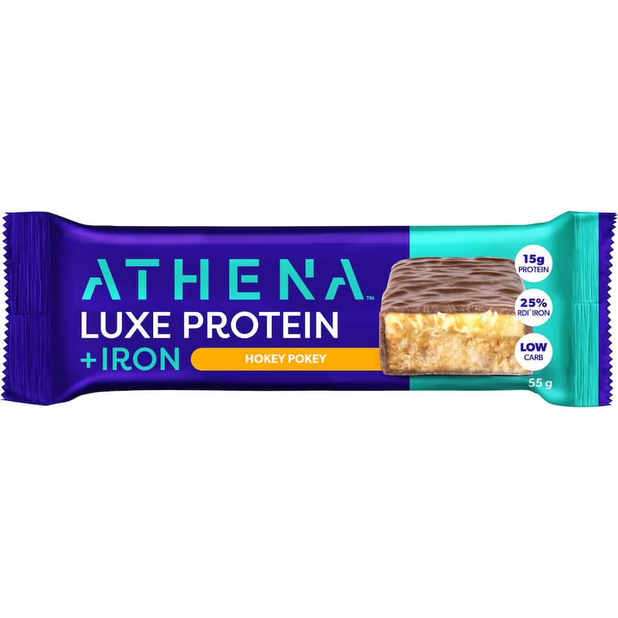 Athena Luxe Protein Bar Hokey Pokey 55g