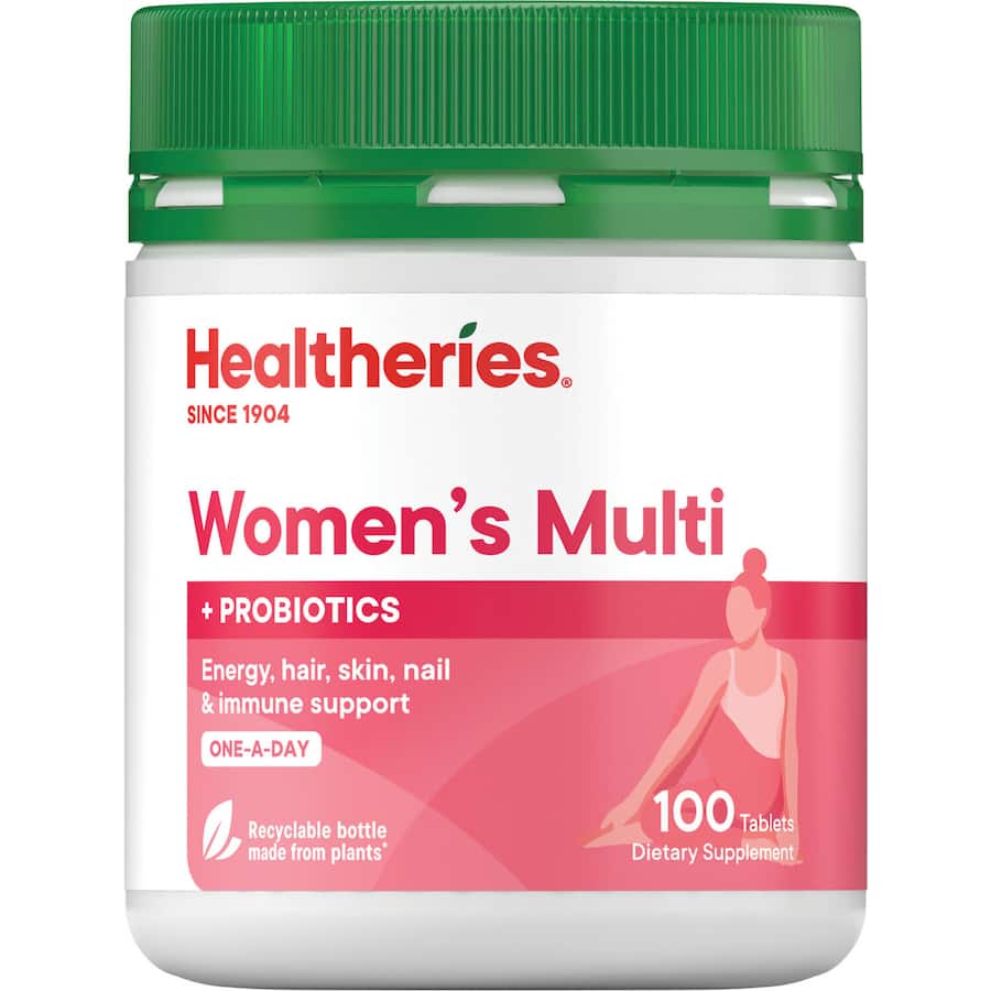 Healtheries Womens Multi One A Day Tablets 100pack