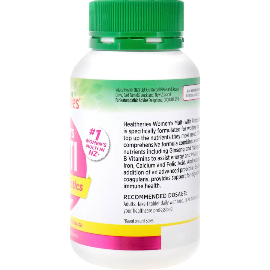 Healtheries Womens Multi One A Day Tablets 100pack