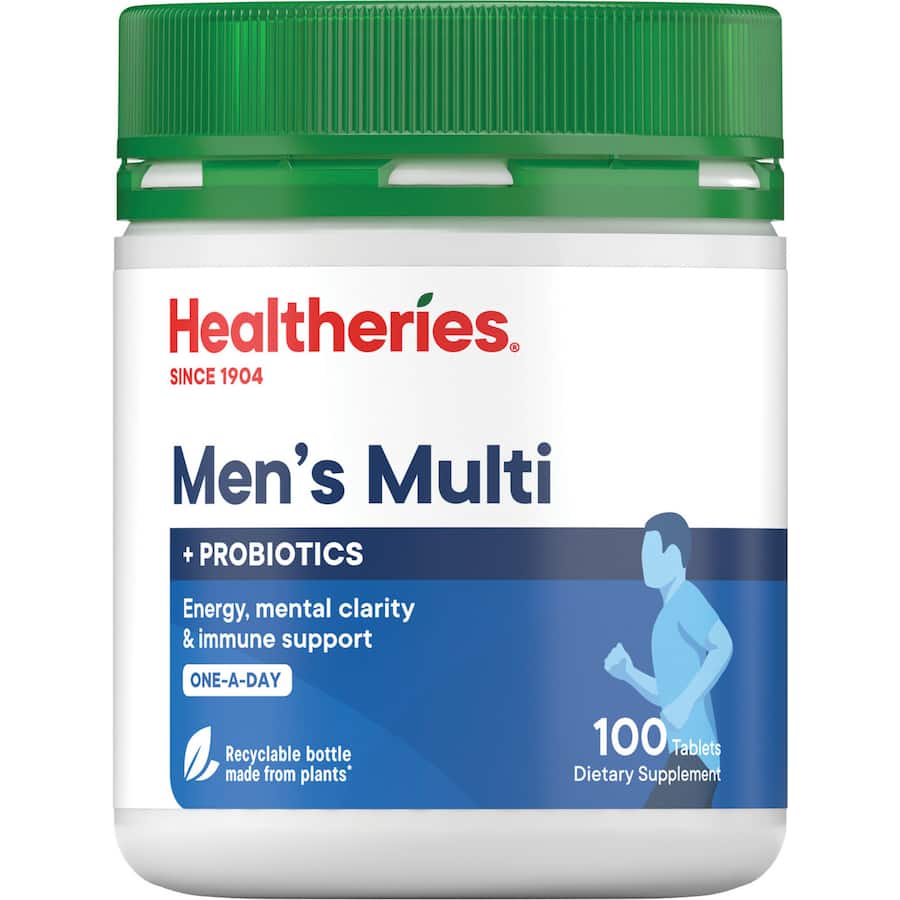 Healtheries Mens Multi One A Day Tablets 100pack